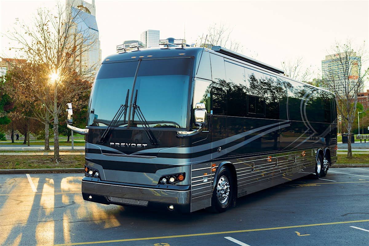 You can now rent a celebrity tour bus for your summer road